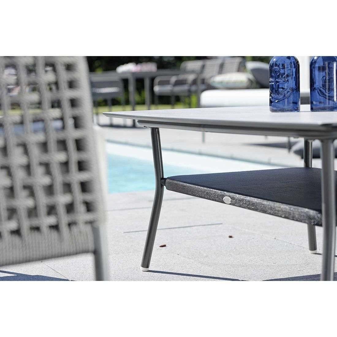 Stern Greta 3-Sitzersofa Aluminium/Rope Anthrazit/Platin/Seidengrau – Bild 4