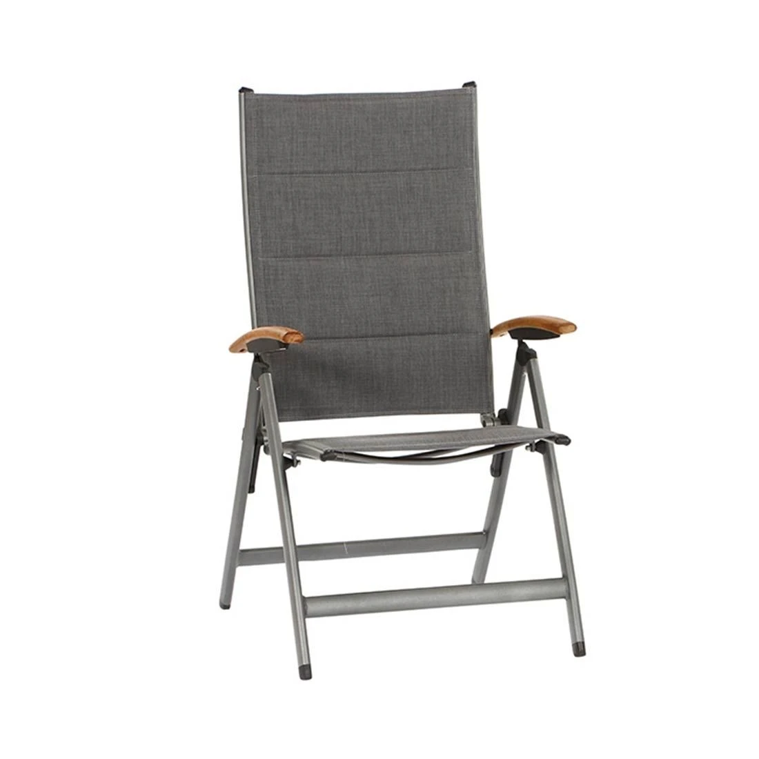 Siena Garden Savina XL Klappsessel Aluminium/Texfabric Matt Graphit/Grau