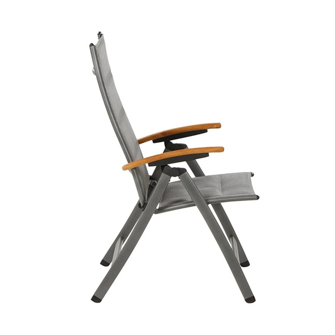 Siena Garden Savina XL Klappsessel Aluminium/Texfabric Matt Graphit/Grau – Bild 2