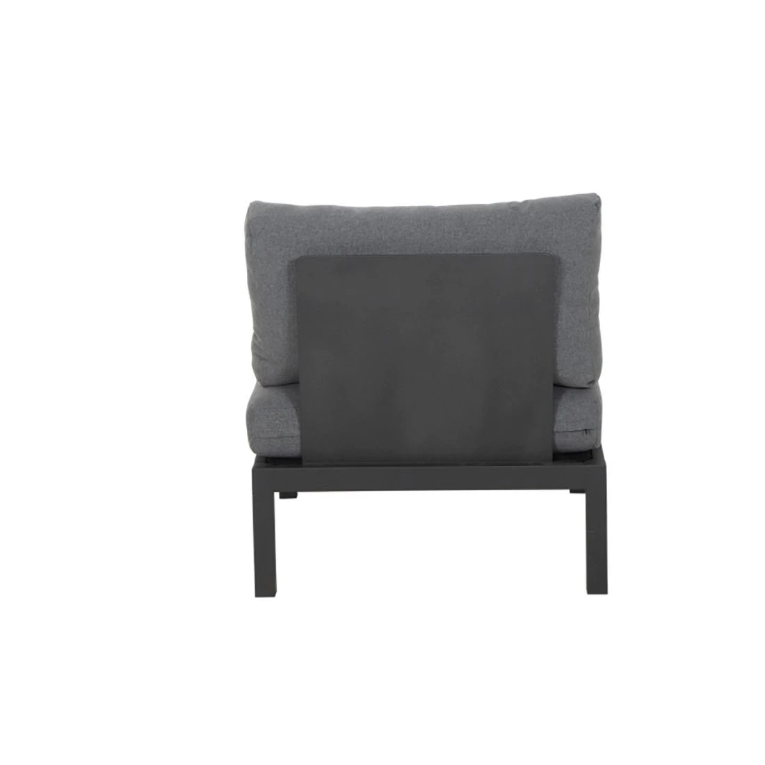 Siena Garden Alvida Mittelmodul 74x71cm Aluminium/Polster Anthrazit/Grau – Bild 4