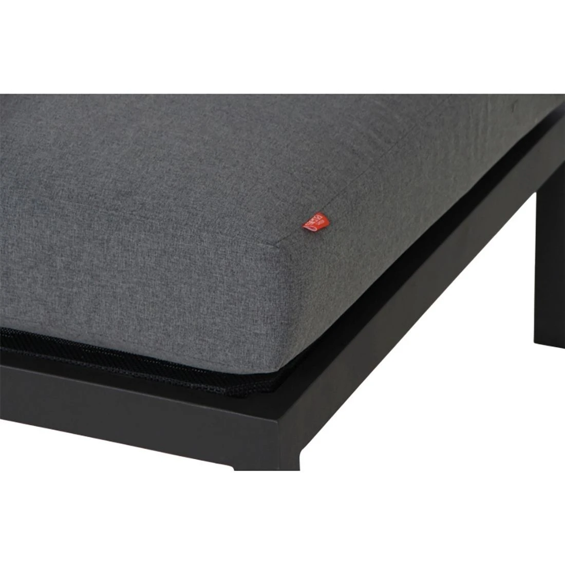 Siena Garden Alvida Mittelmodul 74x71cm Aluminium/Polster Anthrazit/Grau – Bild 7