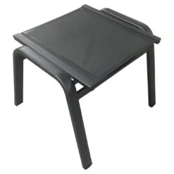 Zebra Fly Hocker Aluminium/Textilene Graphit/Carbon Grey