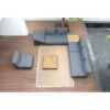 Zebra Cubo Ecklounge 5tlg. Aluminium/Teak/Olefin Dark Grey