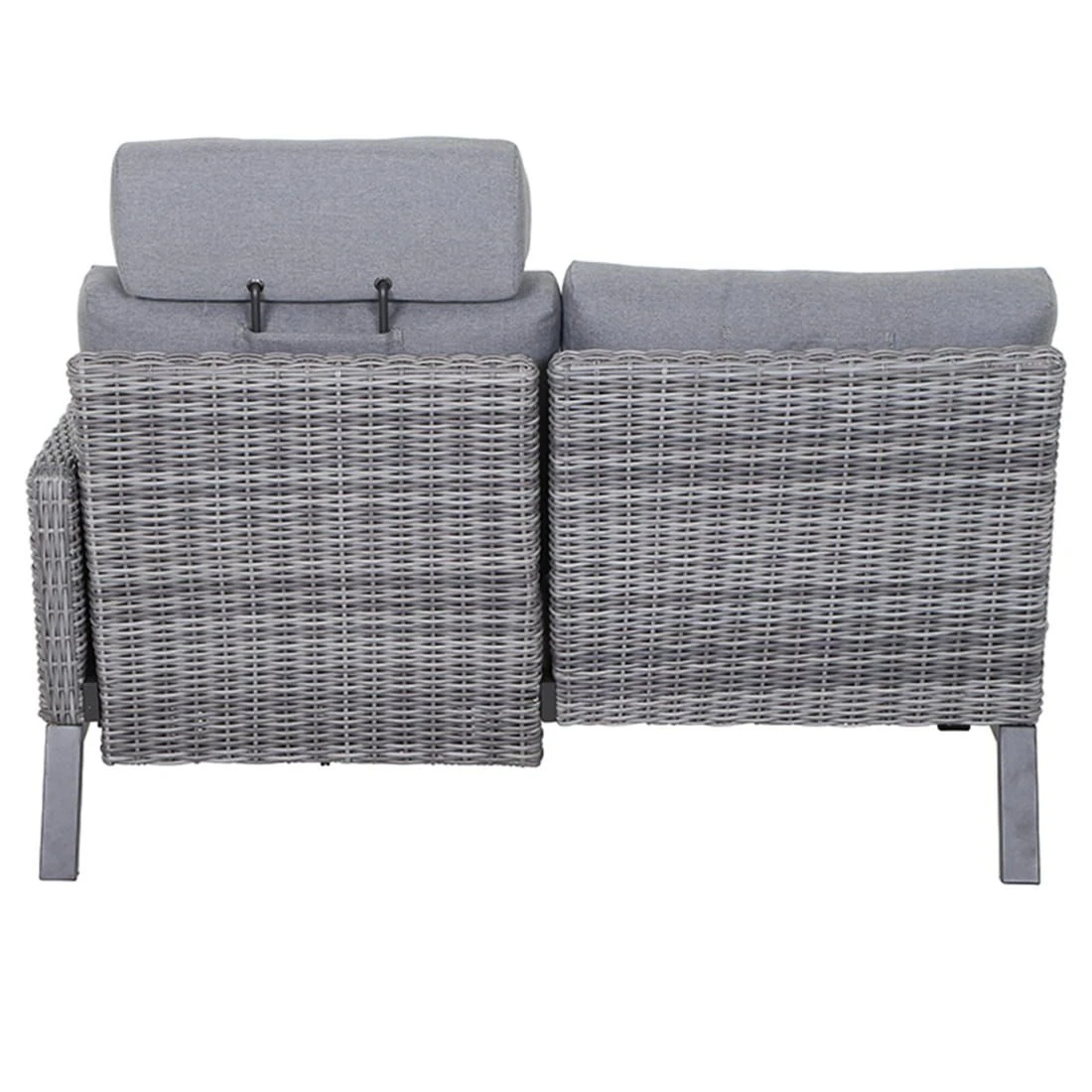 Siena Garden Bellani Endmodul Aluminium/Gardino® Anthrazit/Salt&Pepper – Bild 3