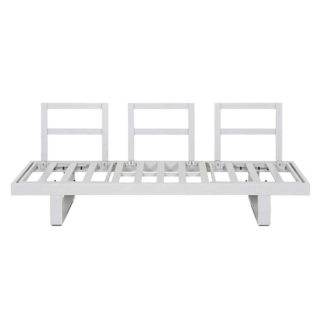 Siena Garden Avenia Loungebank 3-Sitzer Aluminium/Polypropylen Weiß Matt/Grau – Bild 11