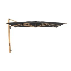 Doppler Alu-Wood Ampelschirm 400x300cm Holzoptik/Alu Anthrazit