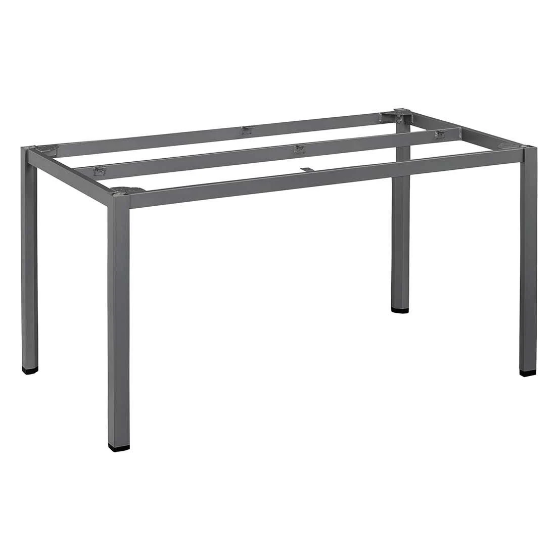 Kettler Cubic Gartentisch-Gestell 140x70cm Aluminium Anthrazit