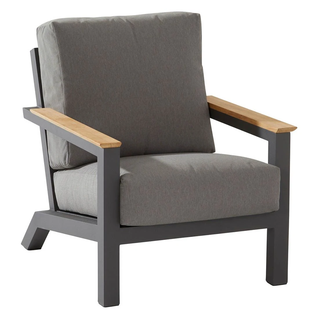 4Seasons Capitol Loungesessel Aluminium/Olefin Anthrazit