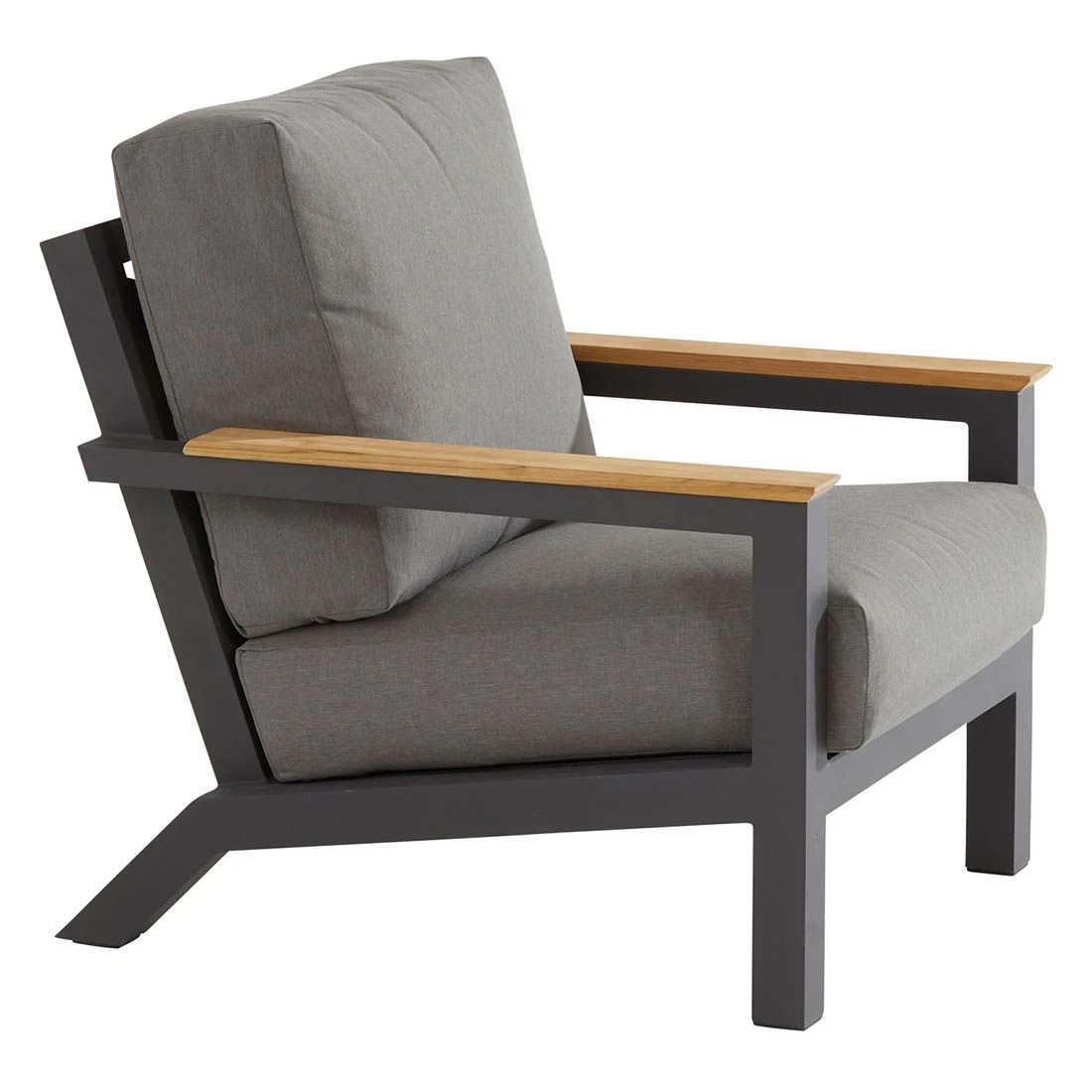 4Seasons Capitol Loungesessel Aluminium/Olefin Anthrazit – Bild 2