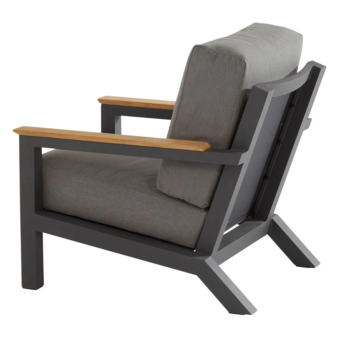 4Seasons Capitol Loungesessel Aluminium/Olefin Anthrazit – Bild 3