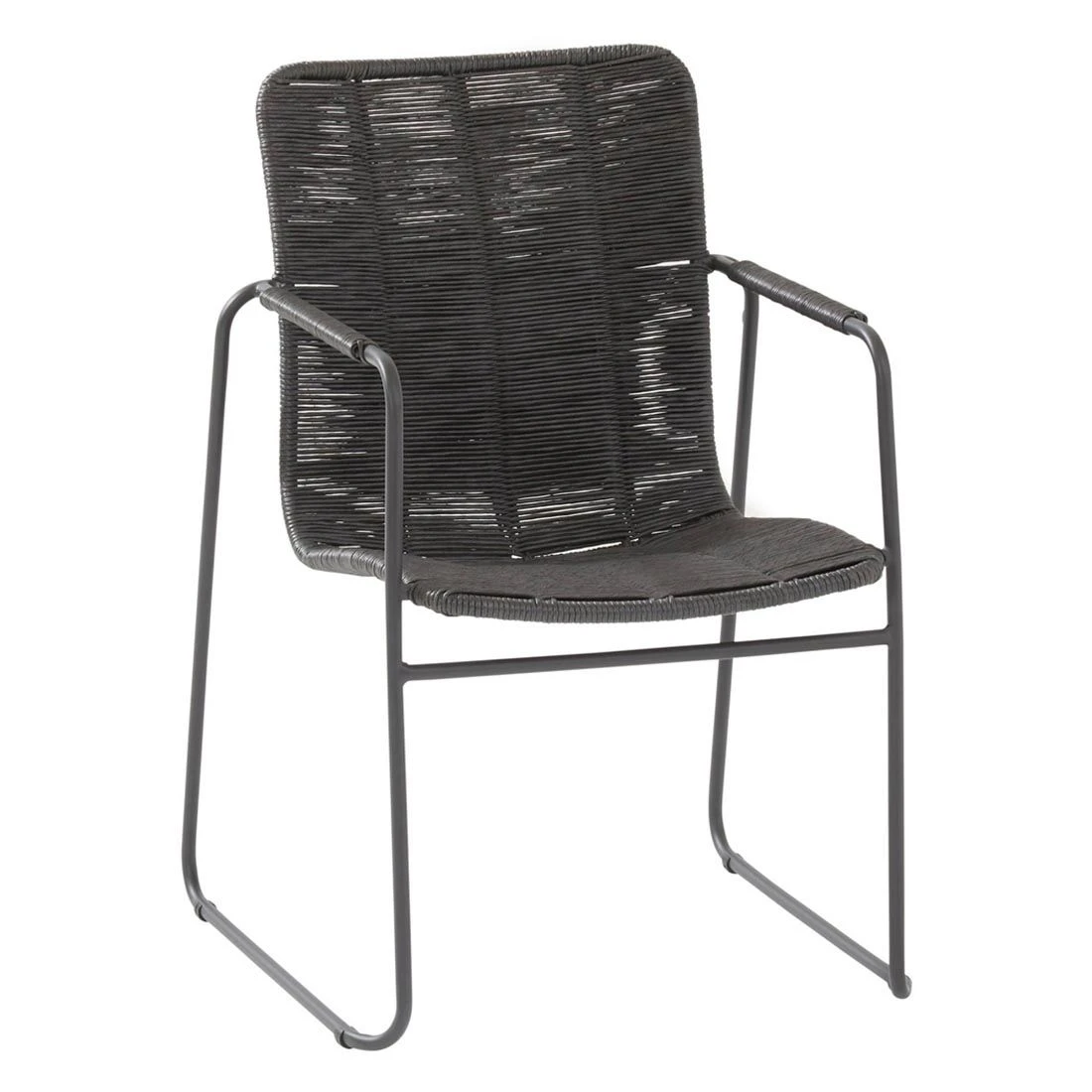 4Seasons Palma Stapelsessel Edelstahl/Rope Anthrazit