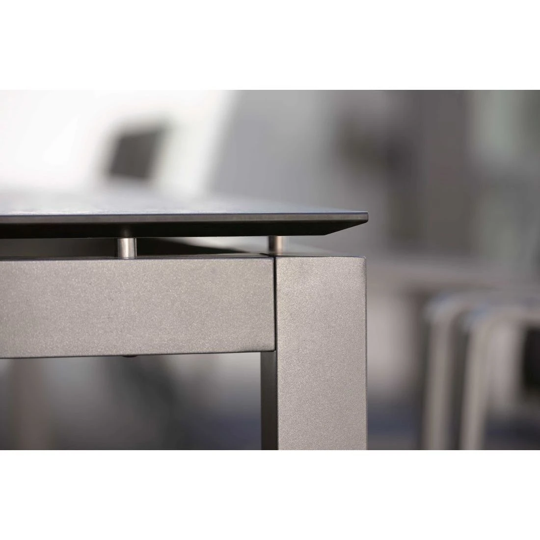 Stern Tischgestell 160x90 Cm Aluminium Graphit – Bild 11
