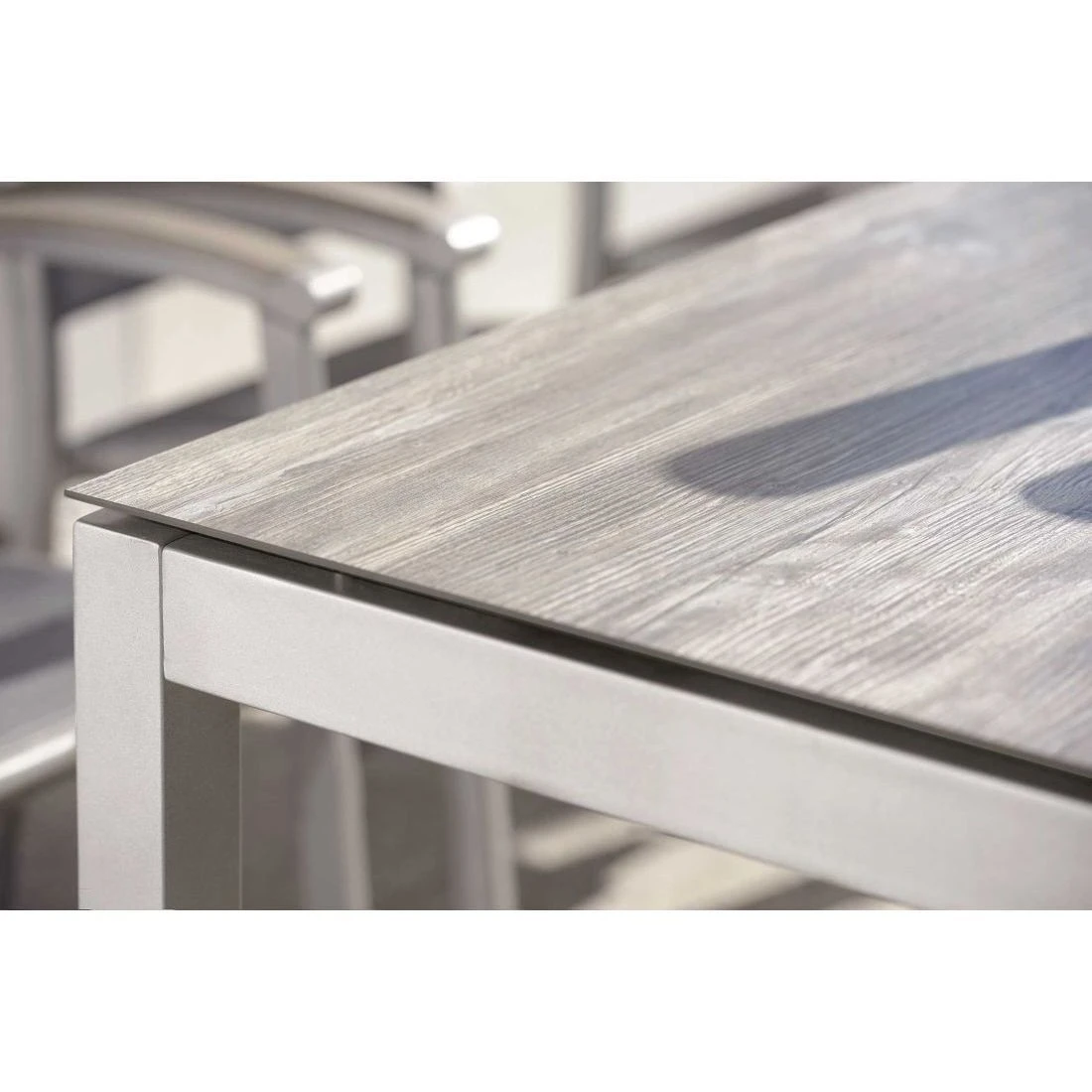 Stern Tischgestell 160x90 Cm Aluminium Graphit – Bild 4