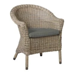 4Seasons Chester Gartensessel Aluminium/Geflecht Inkl. Kissen Pure