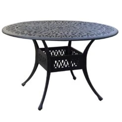 Hartman Amalfi Gartentisch Ø120 Cm Aluminium-Guss Bronze