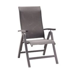 Best Larino Klappsessel Aluminium/Textilene Anthrazit Matt