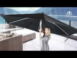 Doppler ACT Push-Up Stockschirm Ø310cm Anthrazit