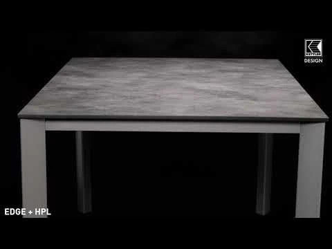 Kettler Edge Gartentisch-Gestell 160x95 Cm Aluminium Silber