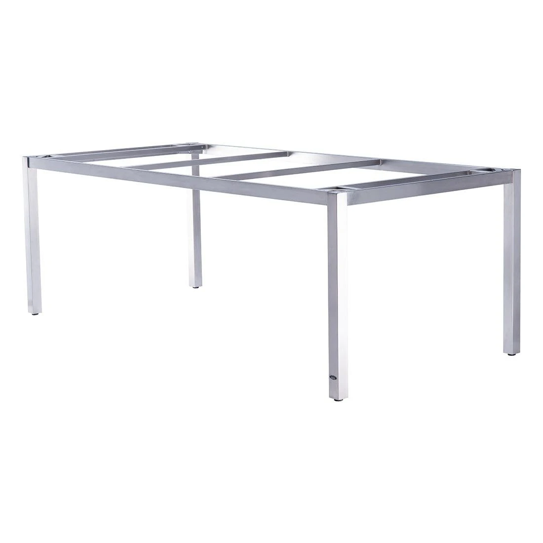 Zebra Opus Gartentisch-Gestell 210x100cm Edelstahl Gebürstet
