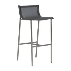 Stern Barny Garten-Barstuhl Edelstahl/Textilene Edelstahl/Silbergrau