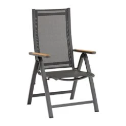 Zebra Fly Klappsessel Aluminium/Textilene Graphit/Carbon Grey