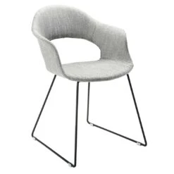 Best Beyond Sister Su Kufensessel Stahl/Horizon Anthrazit/Humo