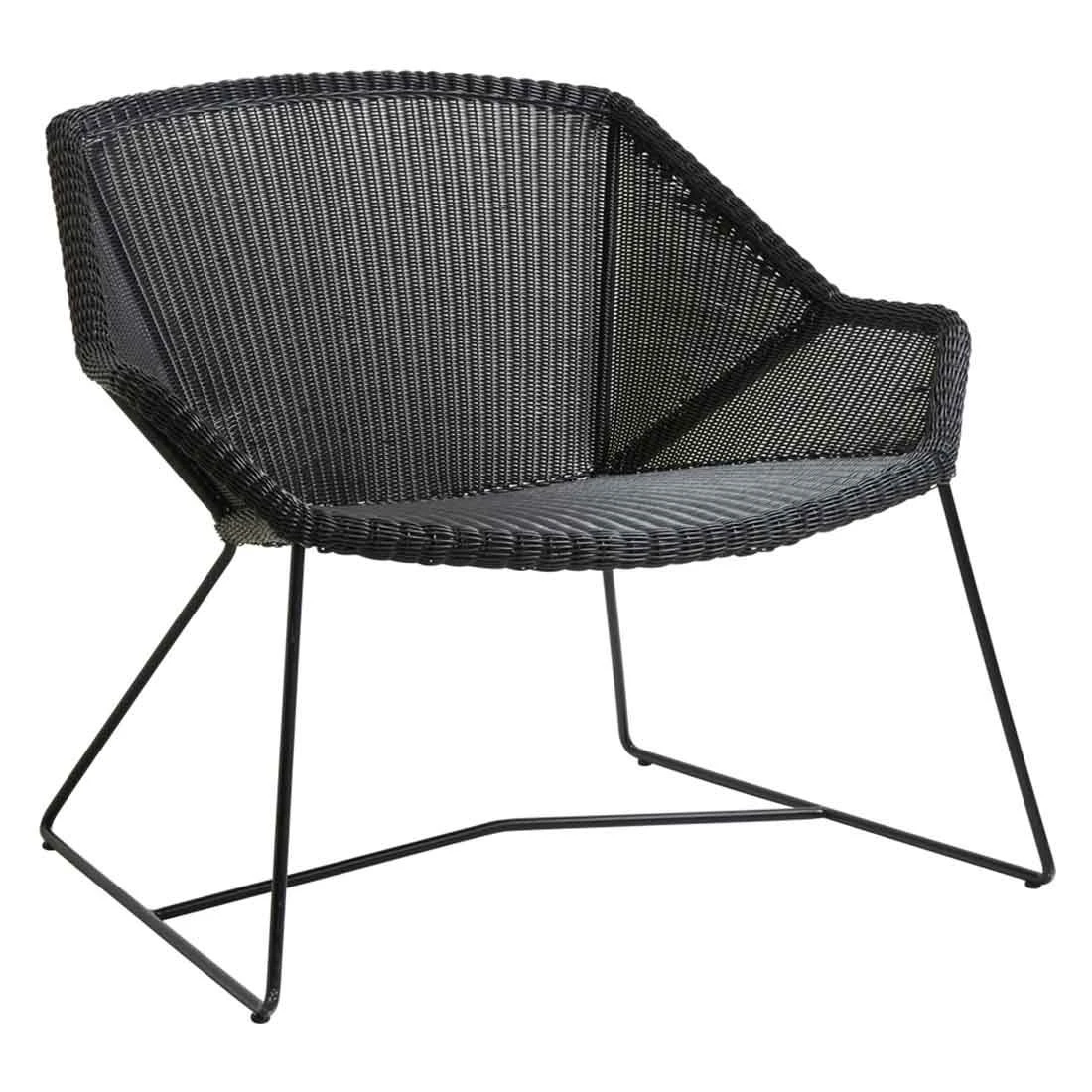 Cane-Line Breeze Loungesessel Stahl/Geflecht Black – Bild 2