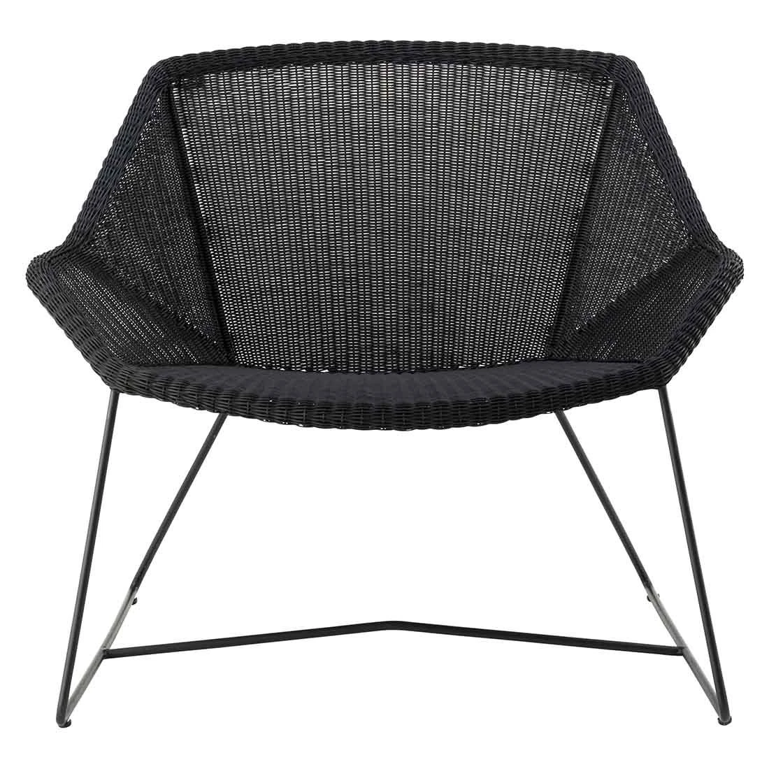 Cane-Line Breeze Loungesessel Stahl/Geflecht Black – Bild 3