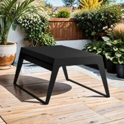 Cane-Line Chill-out Loungetisch 66x90 Cm Aluminium Lava Grey