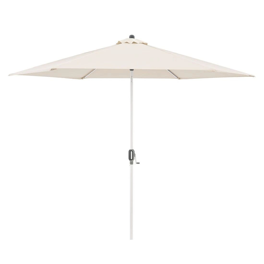 Doppler ACT Auto-Tilt Stockschirm Ø305cm Mit Kurbel Silber/Natur