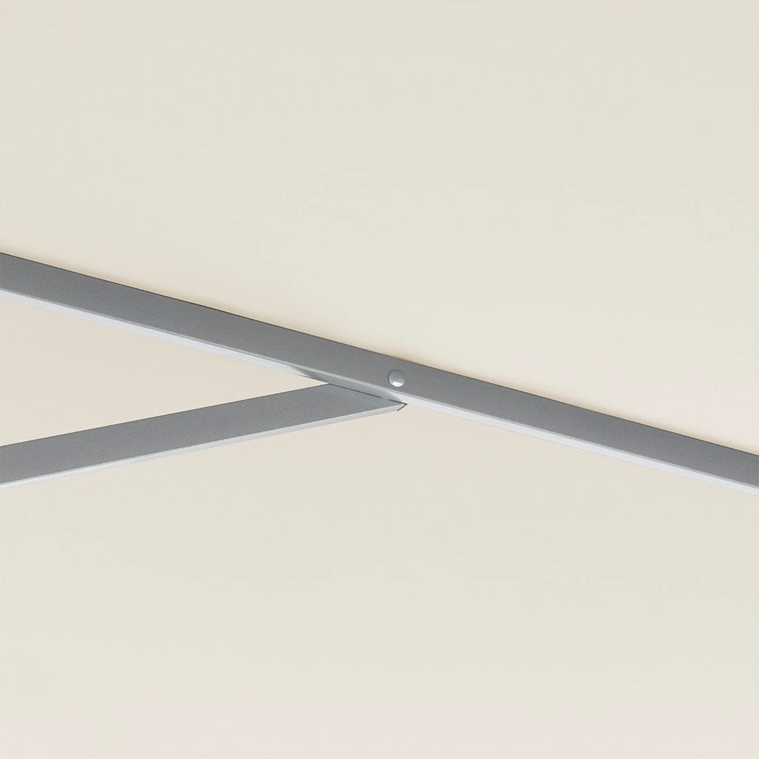 Doppler ACT Auto-Tilt Stockschirm Ø305cm Mit Kurbel Silber/Natur – Bild 6