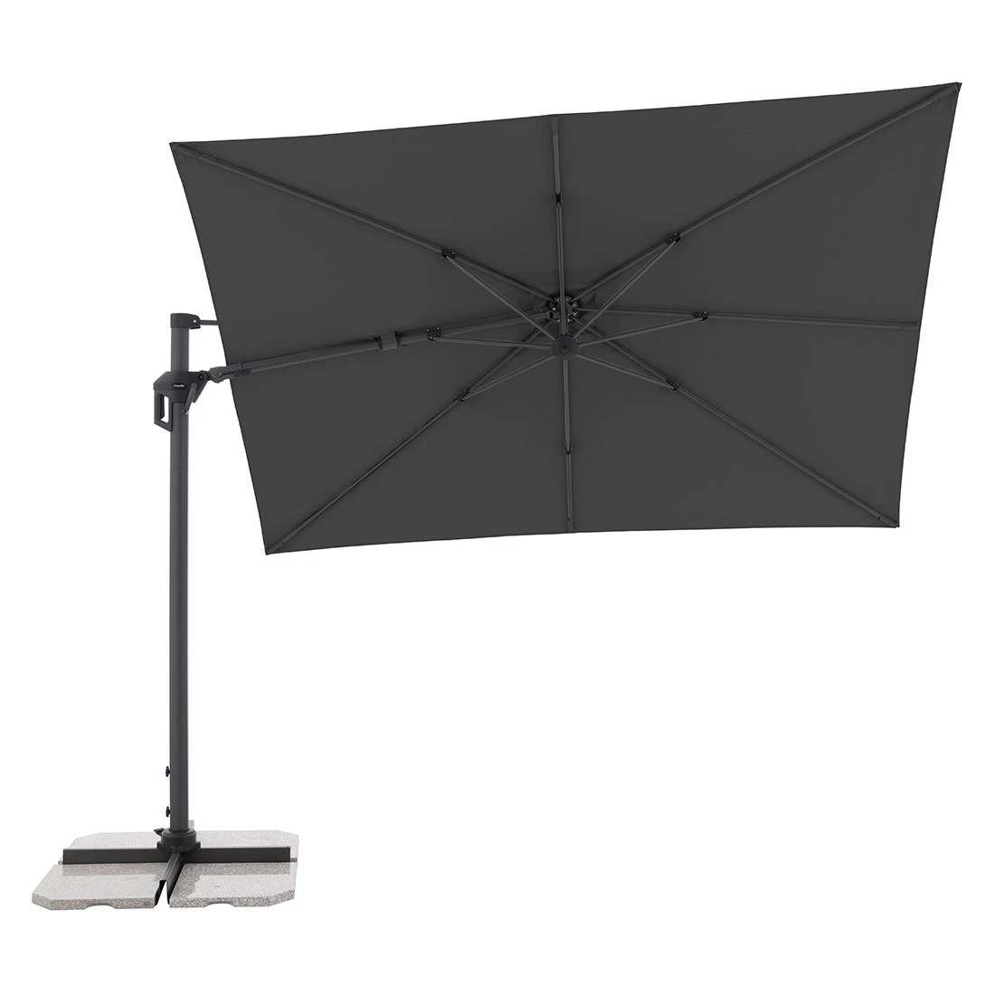 Doppler Active Green Edition Ampelschirm 310x210cm Anthrazit – Bild 7