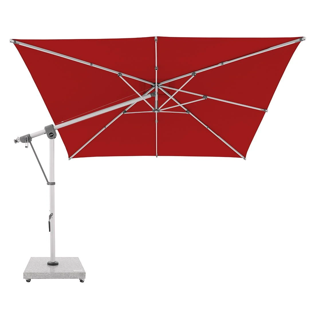Doppler Ampelschirm Expert 300x300cm Rot – Bild 2