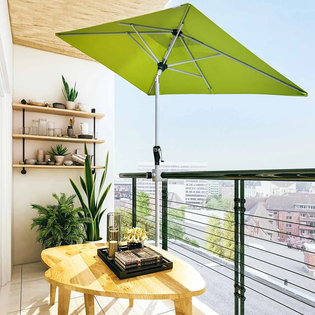 Doppler Balkonklammer Vario Maxi Für Schirm/Mast 22-32mm – Bild 8