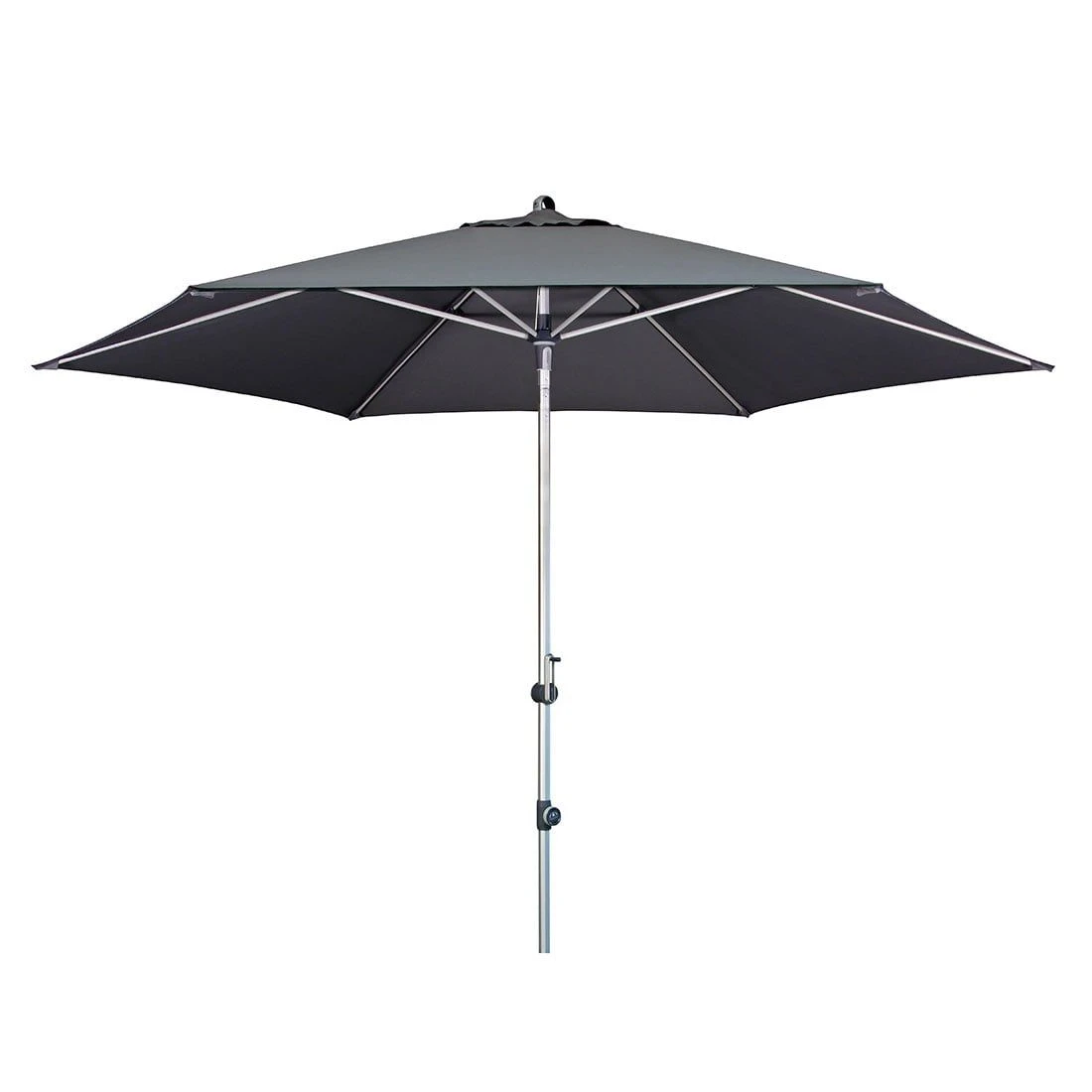 Doppler Expert Sonnenschirm Ø320cm Mit Kurbel Anthrazit – Bild 3