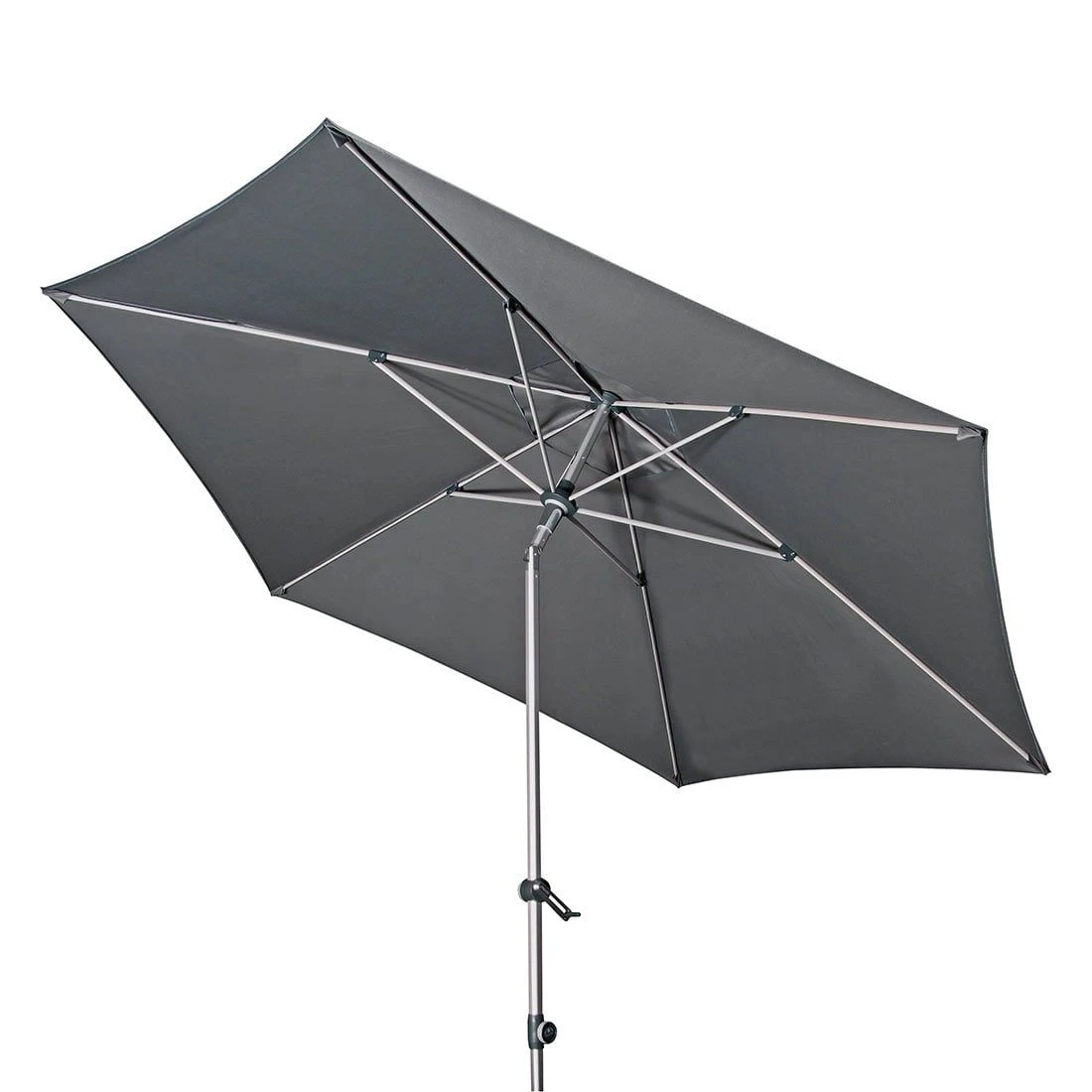Doppler Expert Sonnenschirm Ø320cm Mit Kurbel Anthrazit – Bild 4