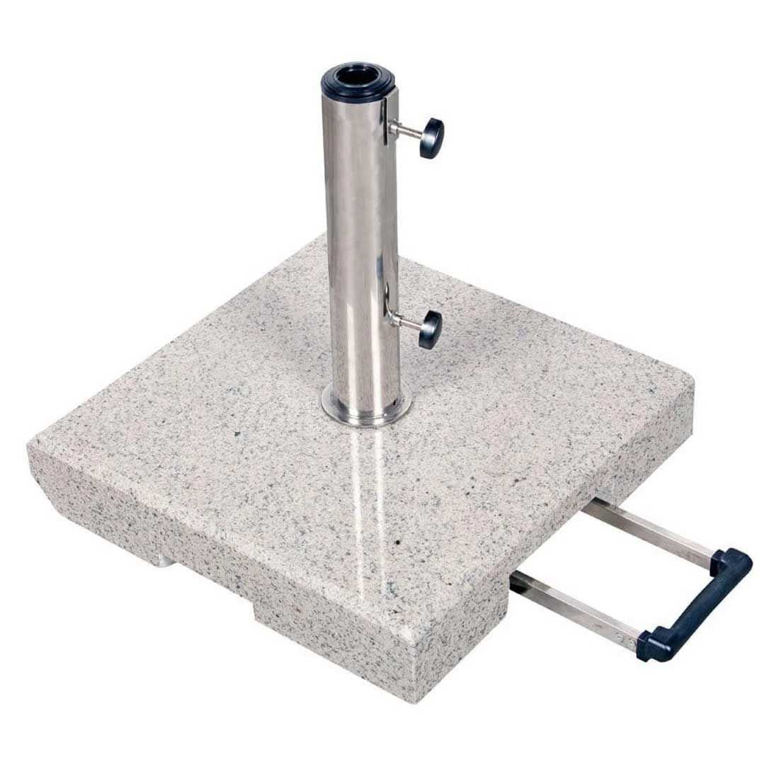 Doppler Active Granitsockel 40 Kg - Trolley Mit Griff Hellgrau