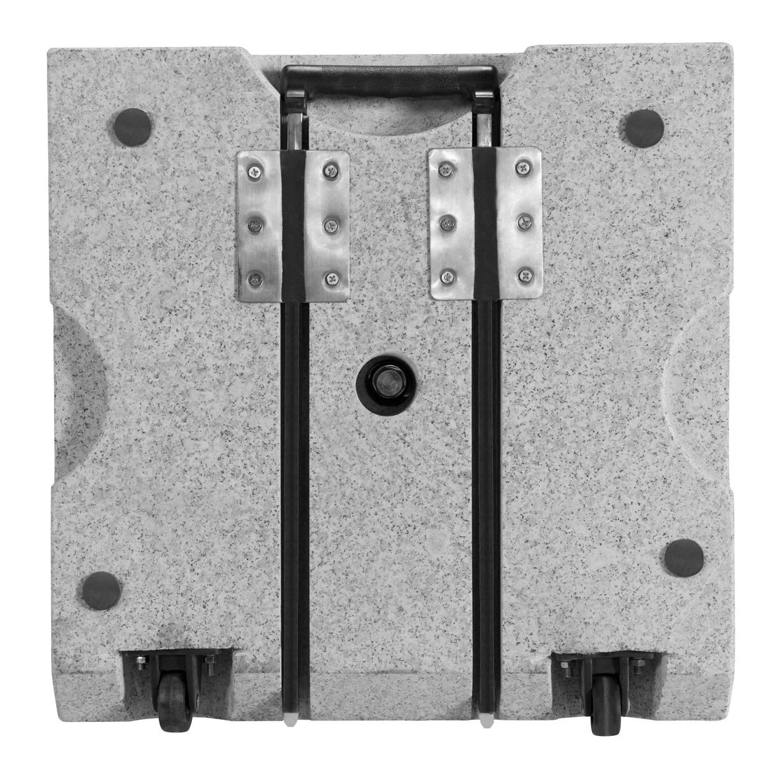 Doppler Active Granitsockel 40 Kg - Trolley Mit Griff Hellgrau – Bild 5