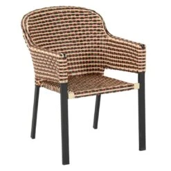 Hartman Kelly Gartensessel Aluminium/Rope Coral/Schwarz