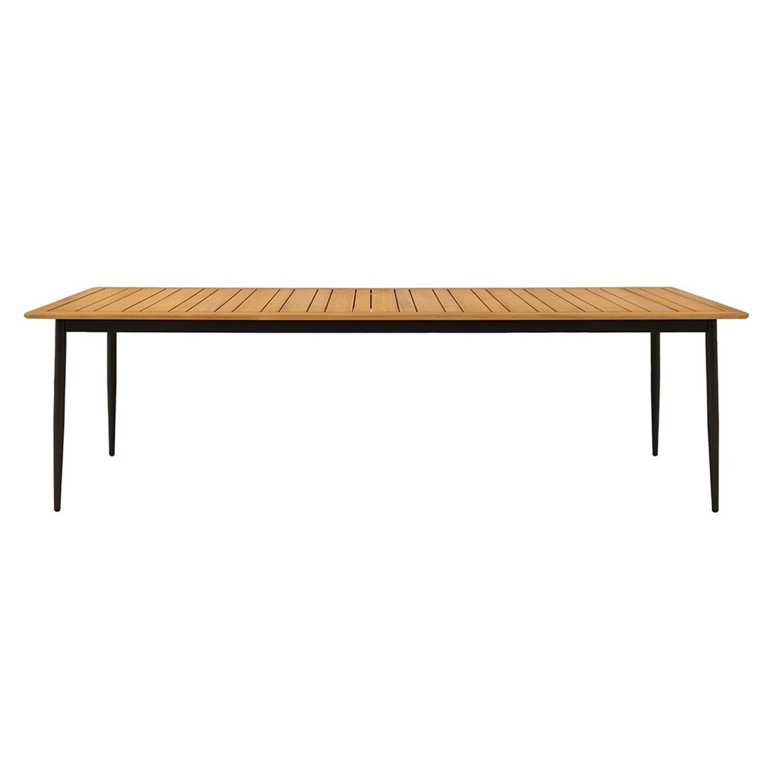 Interliving 7001 Gartentisch 260x95cm Aluminium/Teak Anthrazit/Natur – Bild 2