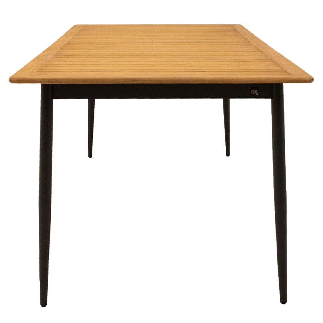 Interliving 7001 Gartentisch 260x95cm Aluminium/Teak Anthrazit/Natur – Bild 3