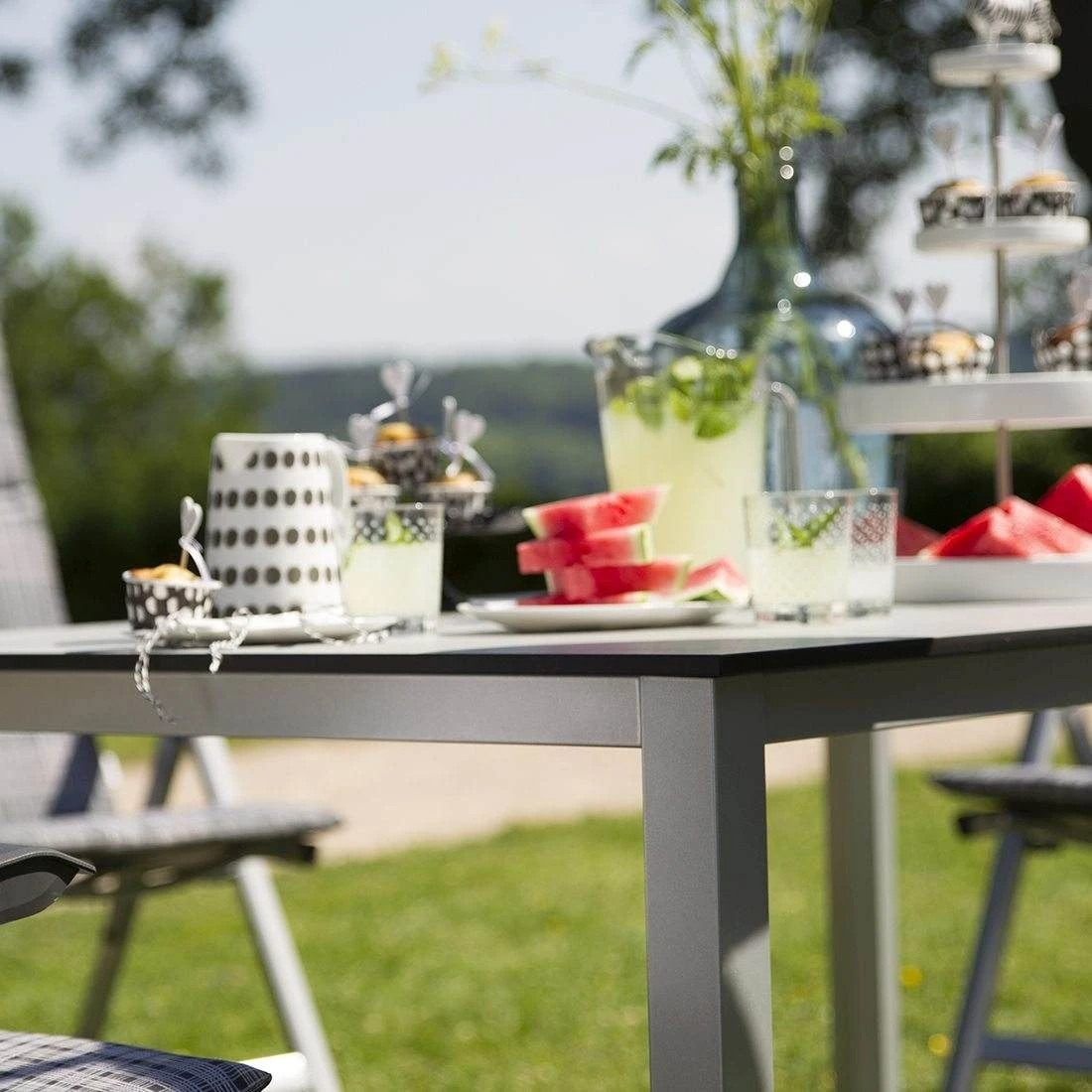 Kettler Cubic Tischgestell 160x95 Cm Aluminium Silber – Bild 5