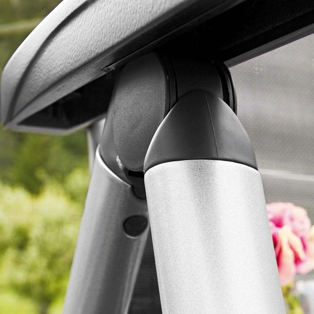 Kettler Cirrus Relaxsessel Aluminium/Textilene Silber/Anthrazitgrau – Bild 5