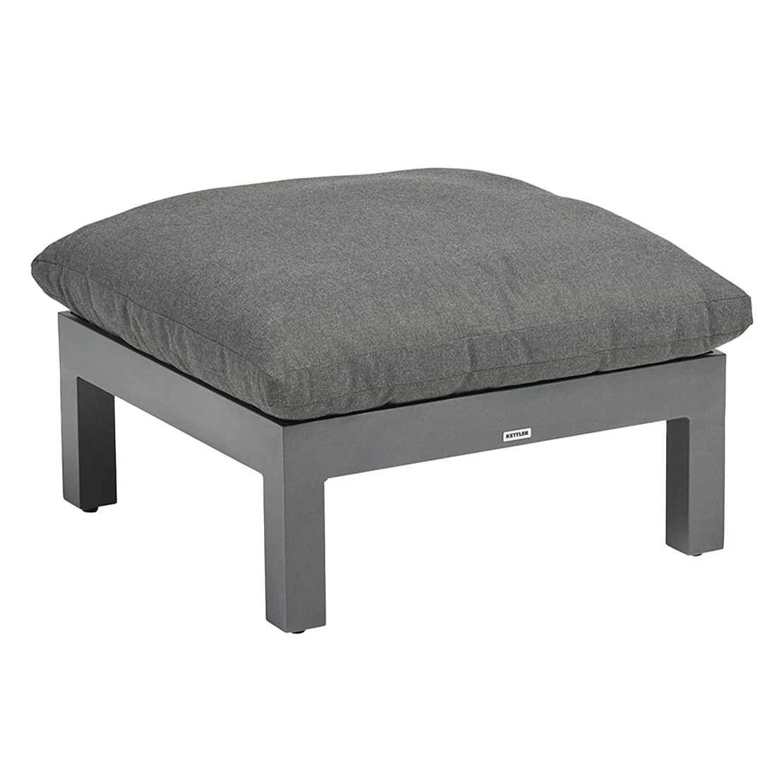 Kettler Comfort Hocker Aluminium/Agora Anthrazit Matt/Graphite – Bild 2