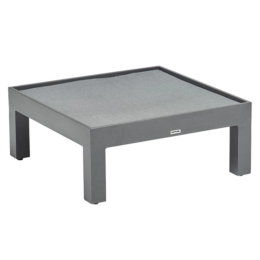Kettler Comfort Hocker Aluminium/Agora Anthrazit Matt/Graphite – Bild 3
