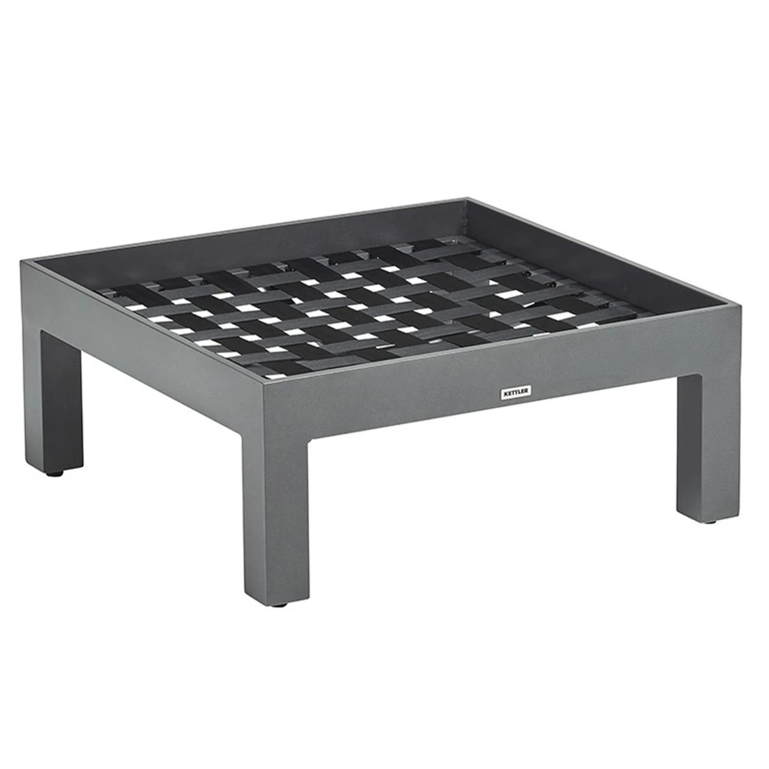 Kettler Comfort Hocker Aluminium/Agora Anthrazit Matt/Graphite – Bild 4