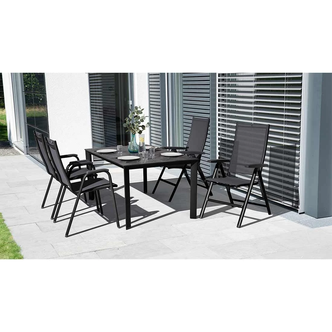 Kettler Edge Gartentisch-Gestell 180x95x72 Cm Aluminium Anthrazit â Bild 2