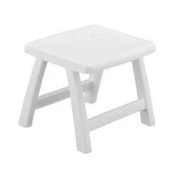 Kettler Roma Hocker Kunststoff Weiß