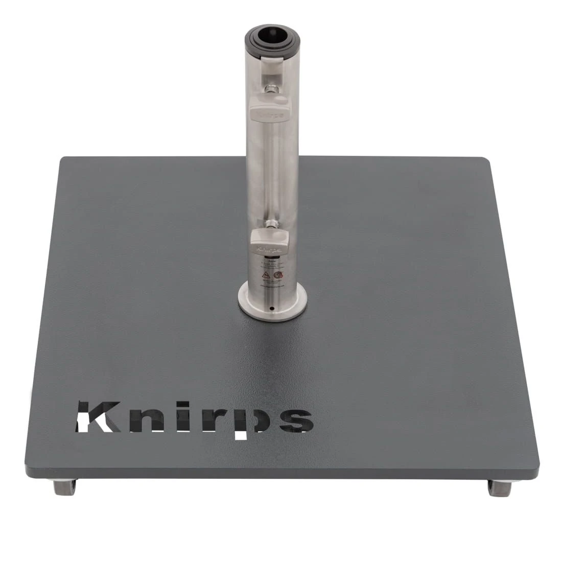 Knirps Schirmständer Stahlplatte 50kg Mit Rollen Anthrazit – Bild 3