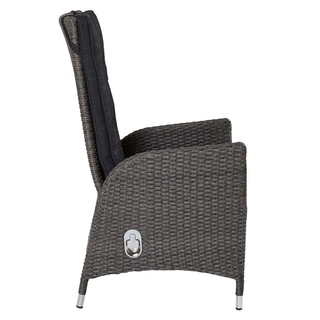 LC Garden Barcelona Gartensessel Aluminium/Geflecht Grau-Mix – Bild 5